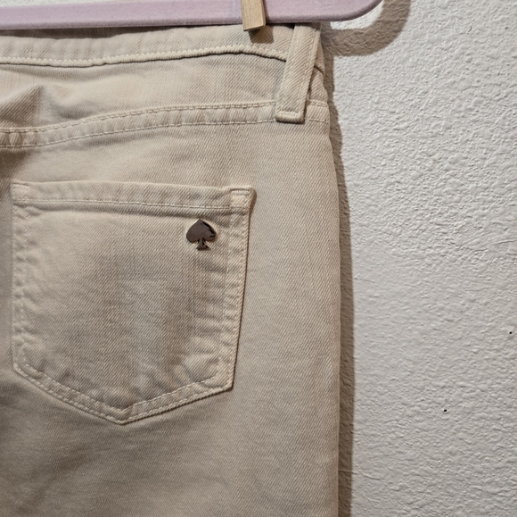 Kate Spade Broome Street Jeans Cream Size 28 - Picture 5 of 13
